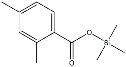 2,4-Dimethylbenzoic acid trimethylsilyl ester 结构式