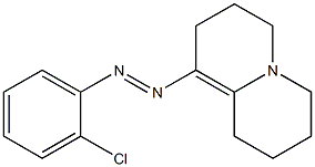 1-(2-Chlorophenylazo)-2,3,6,7,8,9-hexahydro-4H-quinolizine 结构式