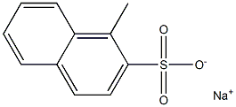 1-Methyl-2-naphthalenesulfonic acid sodium salt 结构式