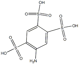 5-Amino-1,2,4-benzenetrisulfonic acid 结构式