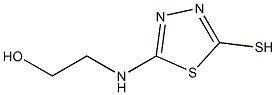 2-(5-Mercapto-1,3,4-thiadiazol-2-ylamino)ethanol 结构式