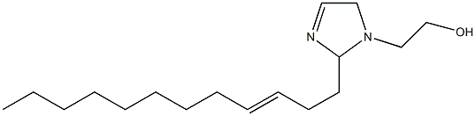 2-(3-Dodecenyl)-3-imidazoline-1-ethanol 结构式