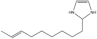 2-(7-Nonenyl)-4-imidazoline 结构式