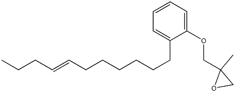 2-(7-Undecenyl)phenyl 2-methylglycidyl ether 结构式