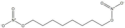 Dinitric acid 1,8-octanediyl ester 结构式