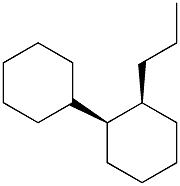 (1R,2S)-2-Propyl-1,1'-bicyclohexane 结构式