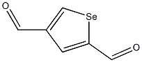 2,4-Selenophenedicarbaldehyde 结构式