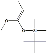 (E)-1-(tert-Butyldimethylsilyloxy)-1-methoxy-1-propene 结构式