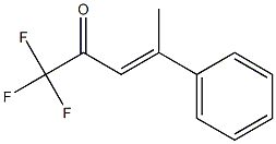 (E)-1,1,1-Trifluoro-4-phenyl-3-pentene-2-one 结构式