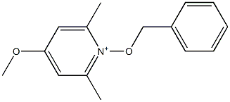 4-Methoxy-2,6-dimethyl-1-(benzyloxy)pyridinium 结构式