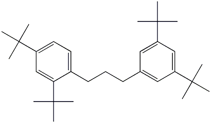 1-(2,4-Di-tert-butylphenyl)-3-(3,5-di-tert-butylphenyl)propane 结构式