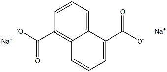 1,5-Naphthalenedicarboxylic acid disodium salt 结构式
