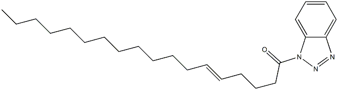 1-(5-Octadecenoyl)-1H-benzotriazole 结构式