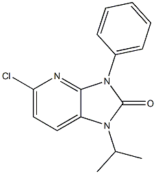 5-Chloro-1-isopropyl-3-phenyl-1H-imidazo[4,5-b]pyridin-2(3H)-one 结构式