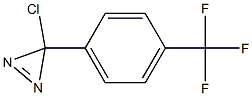 3-Chloro-3-(p-trifluoromethylphenyl)-3H-diazirine 结构式