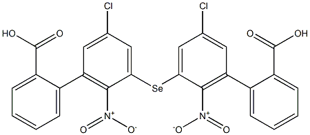2-Carboxyphenyl(2-nitro-5-chlorophenyl) selenide 结构式