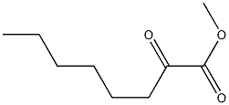 2-Oxooctanoic acid methyl ester 结构式