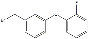 3-(o-Fluorophenoxy)benzyl bromide 结构式