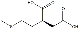 [S,(+)]-[2-(Methylthio)ethyl]succinic acid 结构式