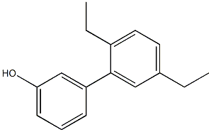 3-(2,5-Diethylphenyl)phenol 结构式