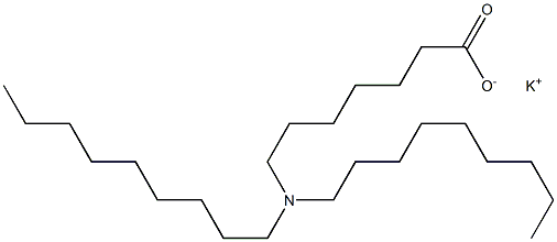 7-(Dinonylamino)heptanoic acid potassium salt 结构式