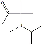 3-[(Isopropyl)methylamino]-3-methyl-2-butanone 结构式