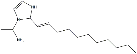 1-(1-Aminoethyl)-2-(1-undecenyl)-4-imidazoline 结构式