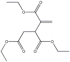 3-Butene-1,2,3-tricarboxylic acid triethyl ester 结构式