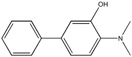 4-Dimethylaminobiphenyl-3-ol 结构式
