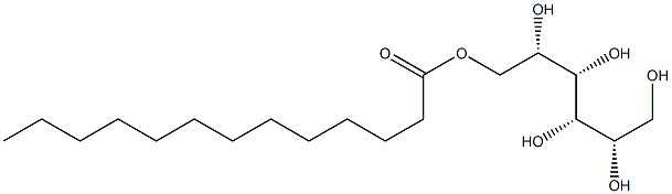 L-Mannitol 1-tridecanoate 结构式