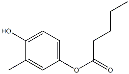 Valeric acid 4-hydroxy-3-methylphenyl ester 结构式