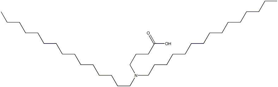 4-(Dipentadecylamino)butyric acid 结构式
