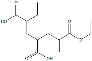 1-Hexene-2,4,6-tricarboxylic acid 2,6-diethyl ester 结构式