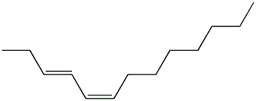 (3E,5Z)-3,5-Tridecadiene 结构式