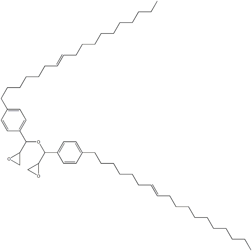 4-(7-Octadecenyl)phenylglycidyl ether 结构式