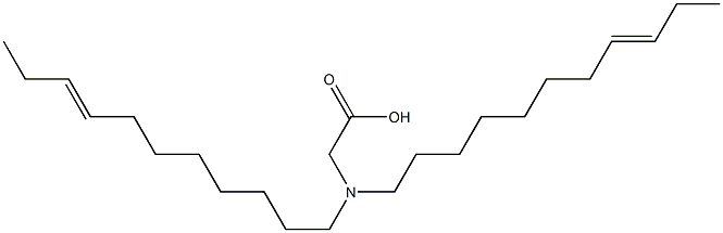 N,N-Di(8-undecenyl)aminoacetic acid 结构式