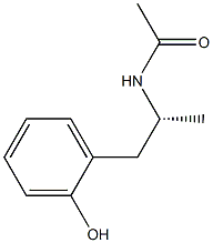 N-[(R)-2-(2-Hydroxyphenyl)-1-methylethyl]acetamide 结构式