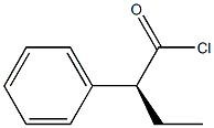 [S,(+)]-2-Phenylbutyric acid chloride 结构式