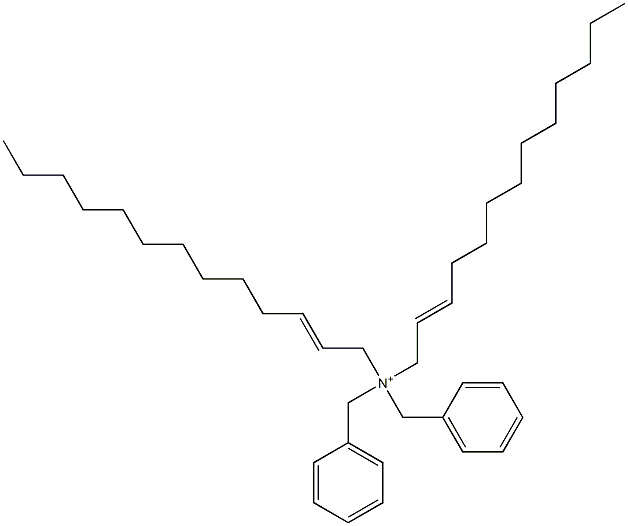 Di(2-tridecenyl)dibenzylaminium 结构式