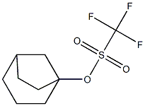 Trifluoromethanesulfonic acid bicyclo[3.2.1]octan-1-yl ester 结构式