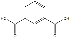 1,5-Cyclohexadiene-1,3-dicarboxylic acid 结构式