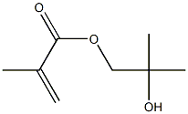 Methacrylic acid 2-hydroxy-2-methylpropyl ester 结构式