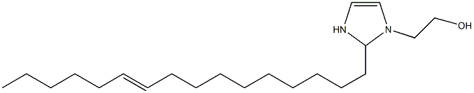2-(10-Hexadecenyl)-4-imidazoline-1-ethanol 结构式