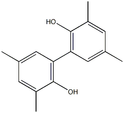 6,6'-Bi[2,4-dimethylphenol] 结构式