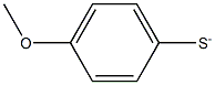 4-Methoxybenzenethiolate 结构式