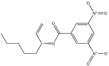 (-)-3,5-Dinitrobenzoic acid (R)-1-octene-3-yl ester 结构式