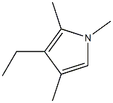 4-Ethyl-1,3,5-trimethyl-1H-pyrrole 结构式