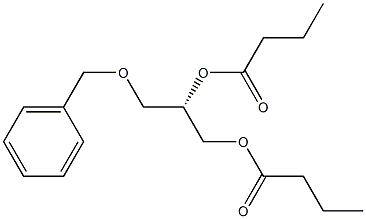 Bisbutanoic acid (S)-3-(benzyloxy)propane-1,2-diyl ester 结构式