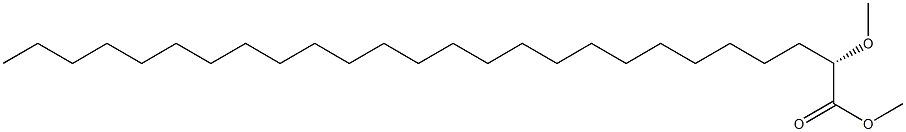 [S,(-)]-2-Methoxyhexacosanoic acid methyl ester 结构式