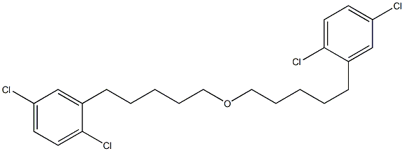 2,5-Dichlorophenylpentyl ether 结构式